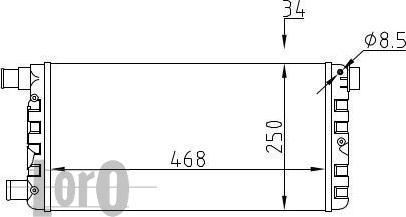 ABAKUS 016-017-0001 - Jäähdytin,moottorin jäähdytys inparts.fi