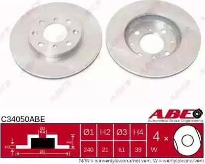 ABE C34050ABE - Jarrulevy inparts.fi