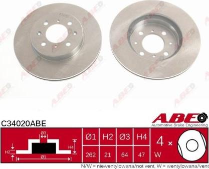 ABE C34020ABE - Jarrulevy inparts.fi