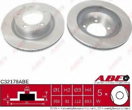 ABE C32178ABE - Jarrulevy inparts.fi