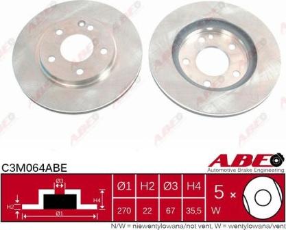 ABE C3M064ABE - Jarrulevy inparts.fi