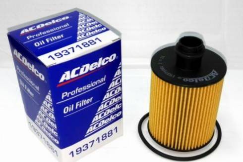 ACDelco 19371881 - Öljynsuodatin inparts.fi