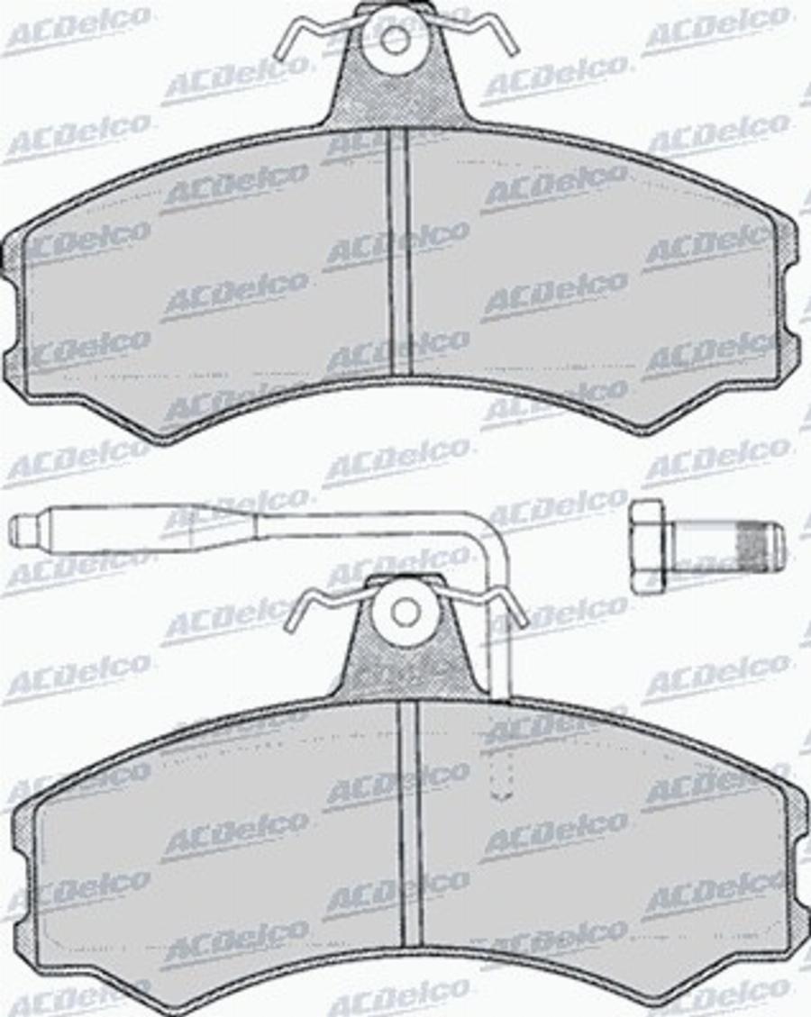 ACDelco AC453081D - Jarrupala, levyjarru inparts.fi