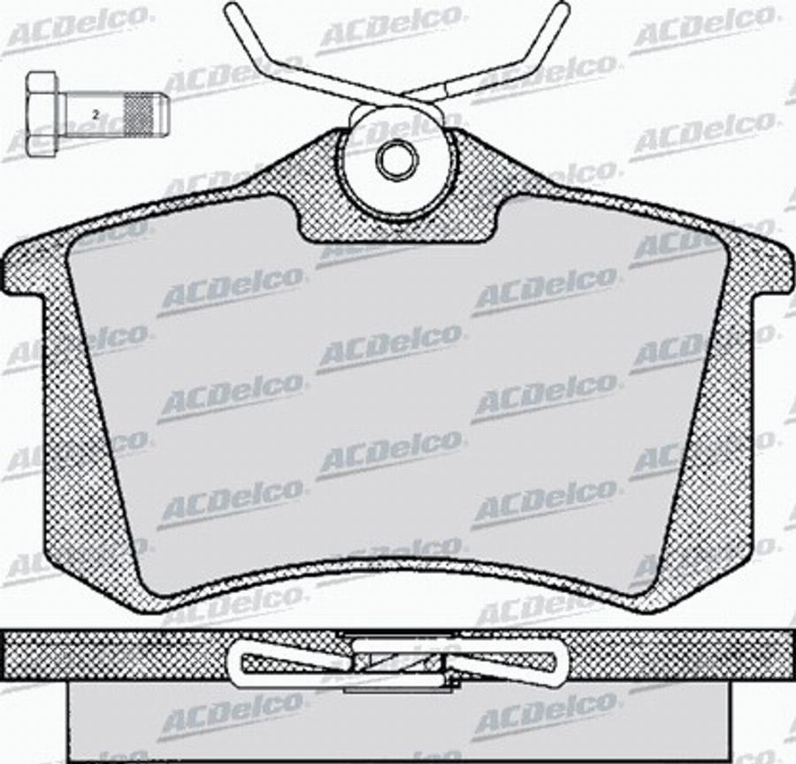 ACDelco AC465381D - Jarrupala, levyjarru inparts.fi