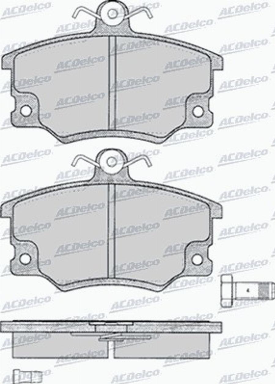 ACDelco AC437381D - Jarrupala, levyjarru inparts.fi