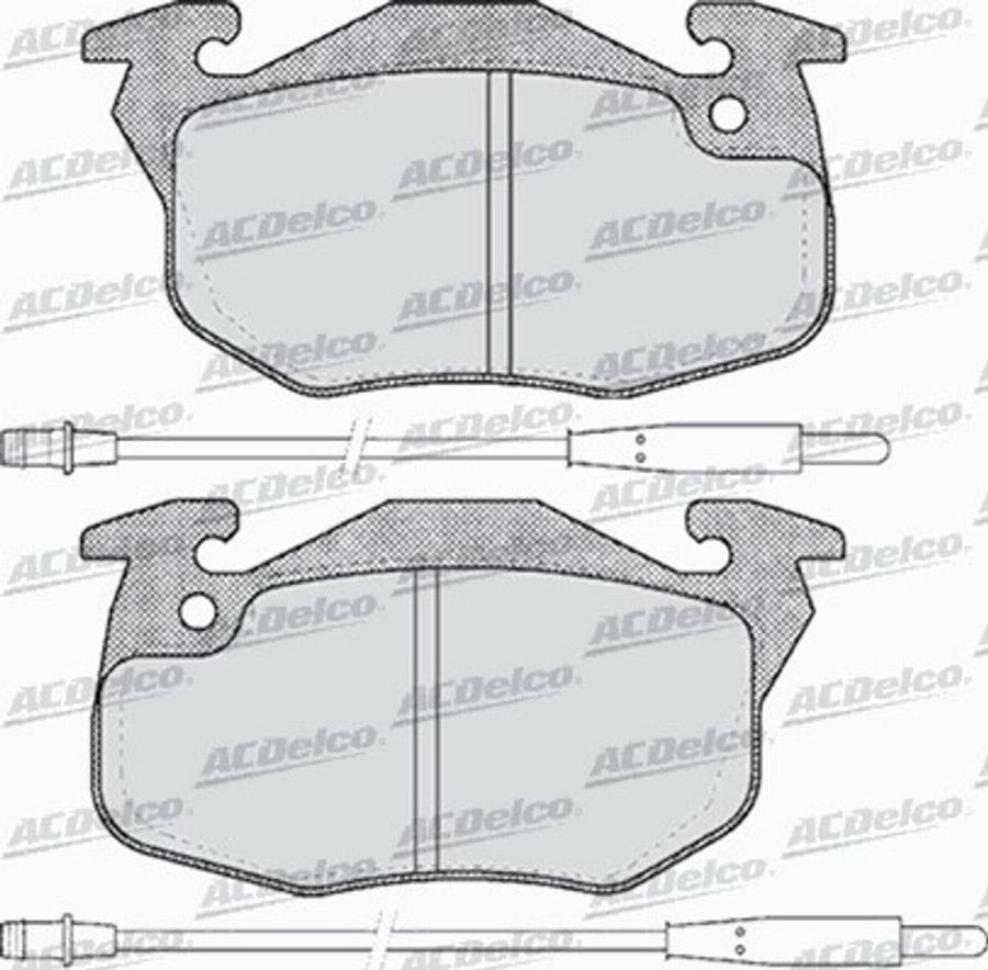 ACDelco AC553781D - Jarrupala, levyjarru inparts.fi