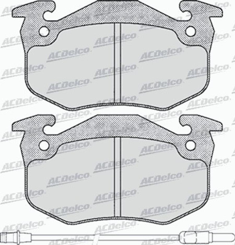 ACDelco AC528281D - Jarrupala, levyjarru inparts.fi