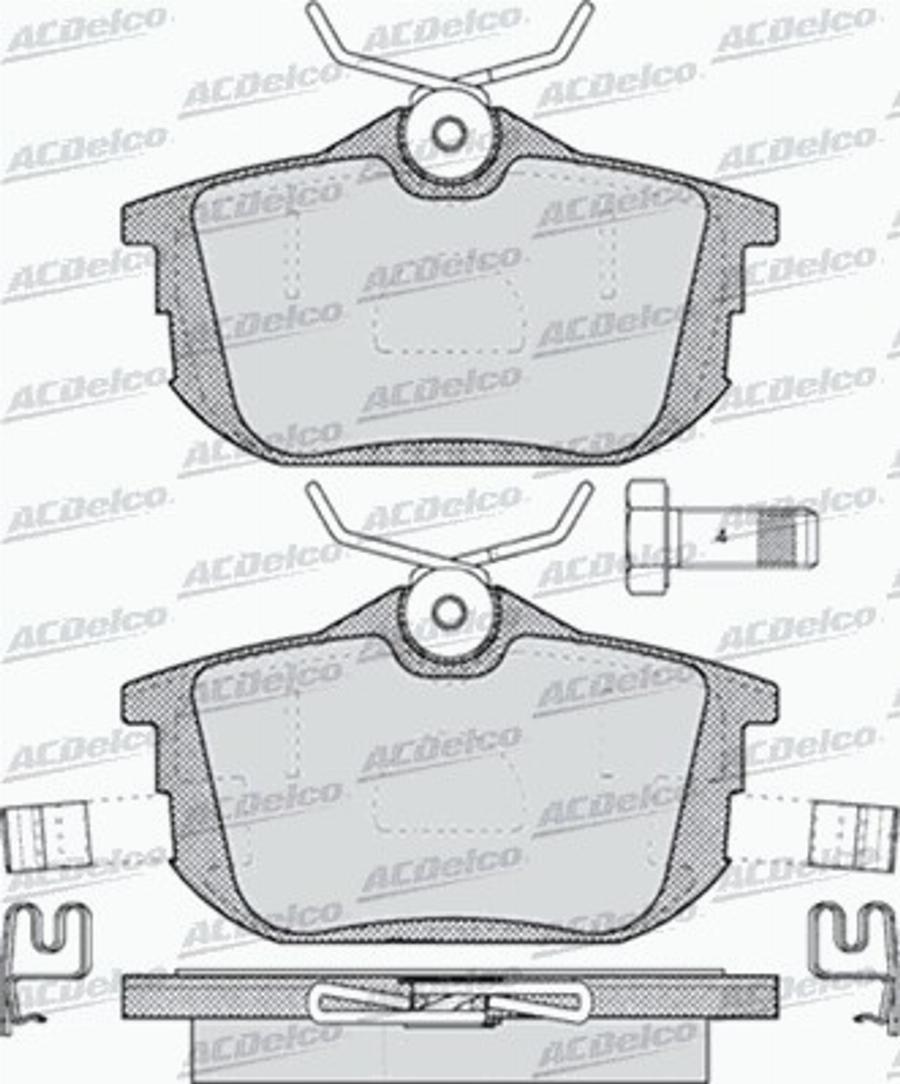 ACDelco AC647381D - Jarrupala, levyjarru inparts.fi