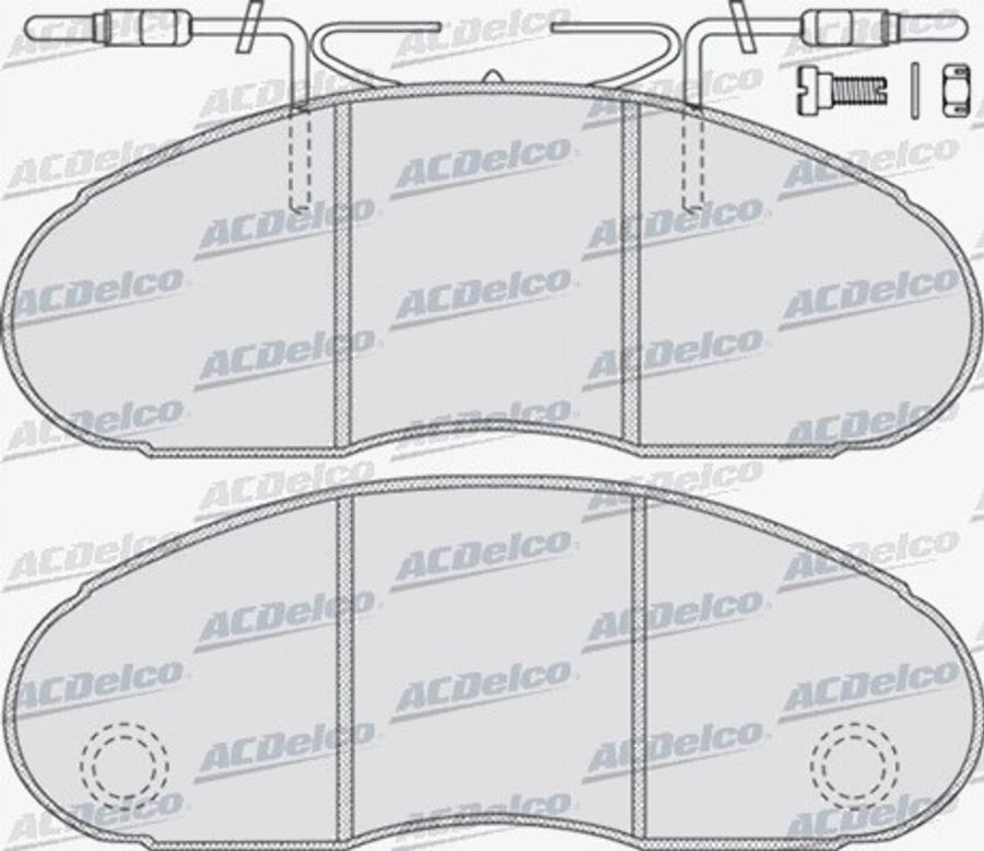 ACDelco AC658781D - Jarrupala, levyjarru inparts.fi