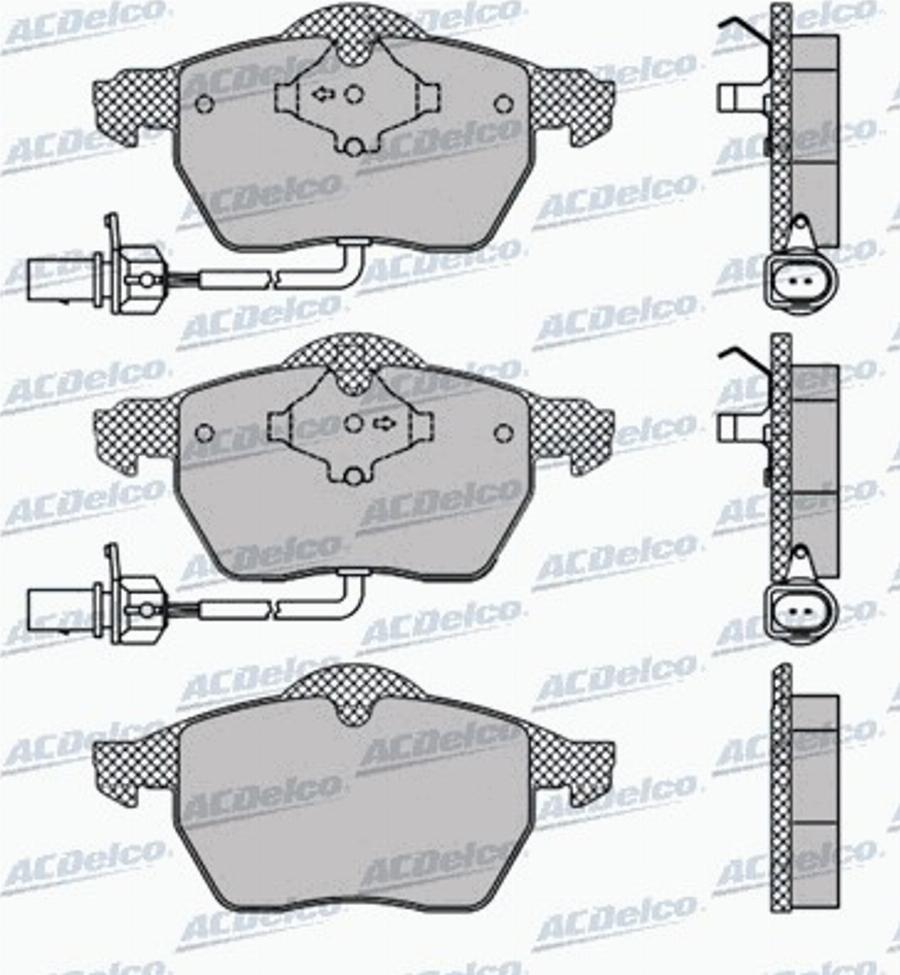 ACDelco AC604881D - Jarrupala, levyjarru inparts.fi