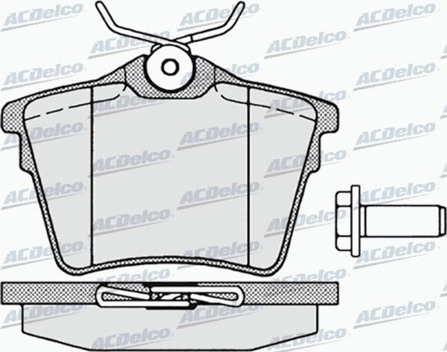 ACDelco AC619981D - Jarrupala, levyjarru inparts.fi