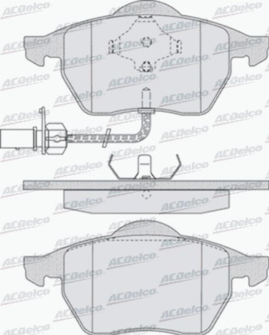 ACDelco AC611881D - Jarrupala, levyjarru inparts.fi