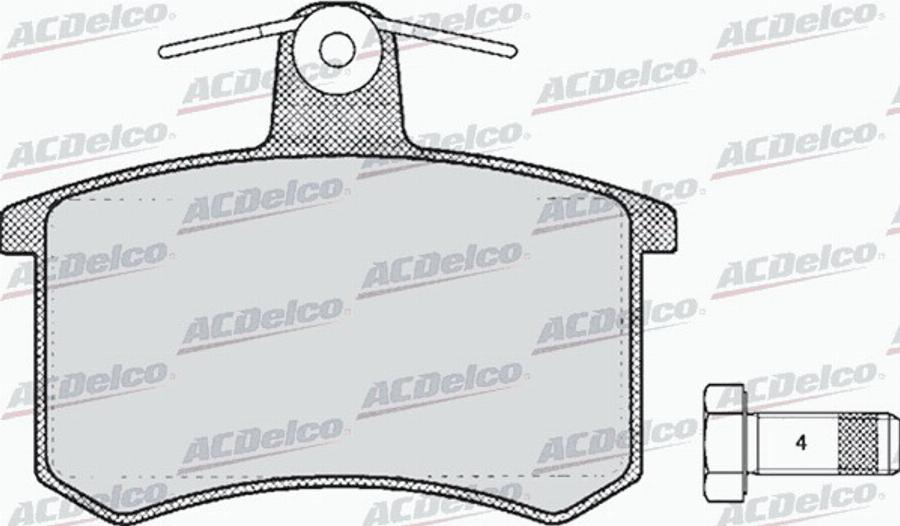 ACDelco AC625481D - Jarrupala, levyjarru inparts.fi