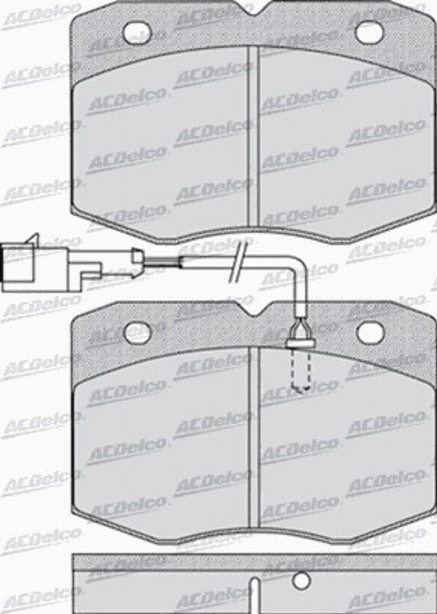 ACDelco AC058963D - Jarrupala, levyjarru inparts.fi