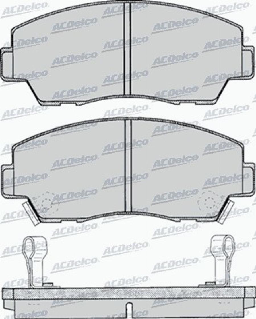 ACDelco AC058040D - Jarrupala, levyjarru inparts.fi