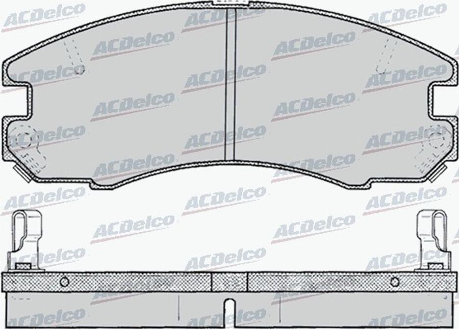 ACDelco AC058060D - Jarrupala, levyjarru inparts.fi