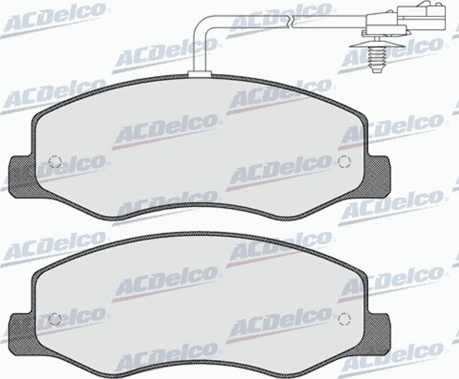 ACDelco AC0581570D - Jarrupala, levyjarru inparts.fi