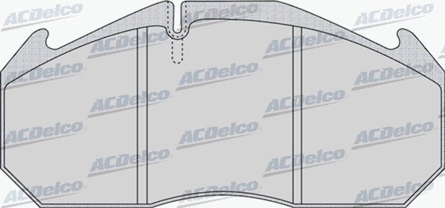 ACDelco AC0581152D - Jarrupala, levyjarru inparts.fi