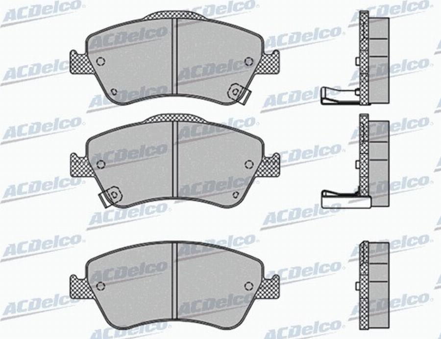 ACDelco AC0581316D - Jarrupala, levyjarru inparts.fi