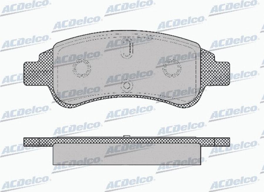 ACDelco AC0581327D - Jarrupala, levyjarru inparts.fi