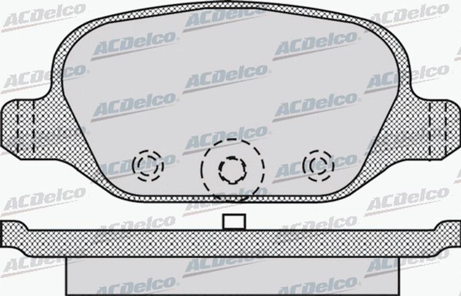 ACDelco AC058872D - Jarrupala, levyjarru inparts.fi