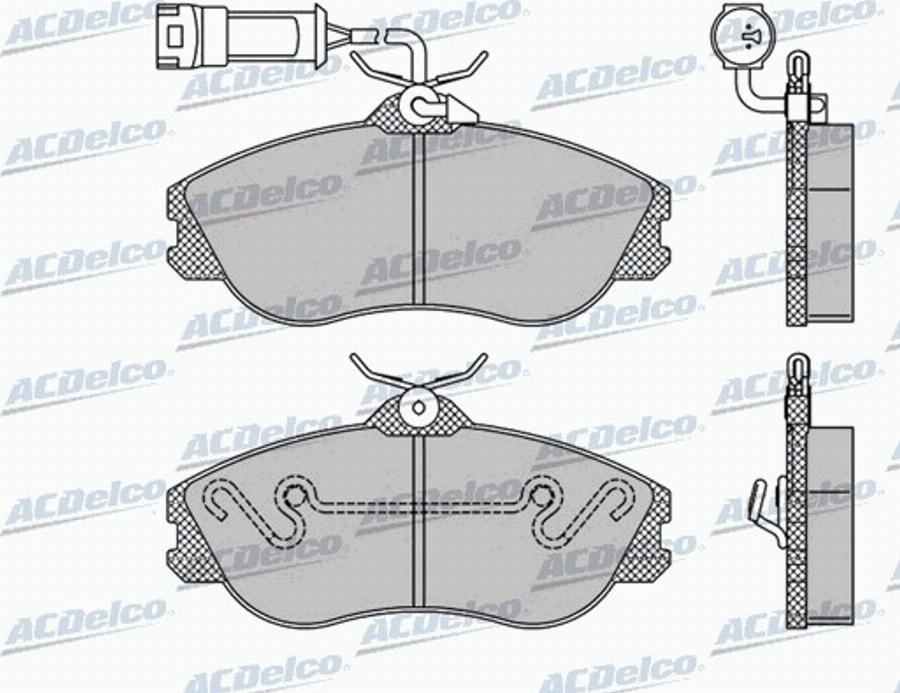 ACDelco AC058350D - Jarrupala, levyjarru inparts.fi