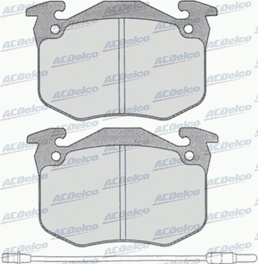 ACDelco AC058228D - Jarrupala, levyjarru inparts.fi