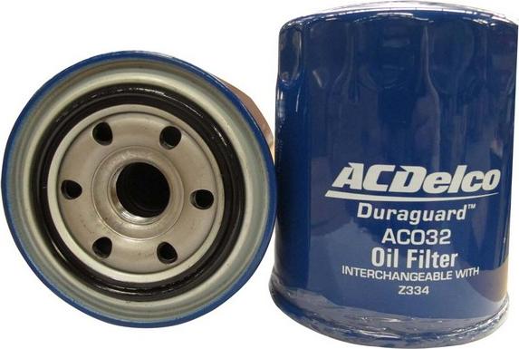 ACDelco AC032 - Öljynsuodatin inparts.fi