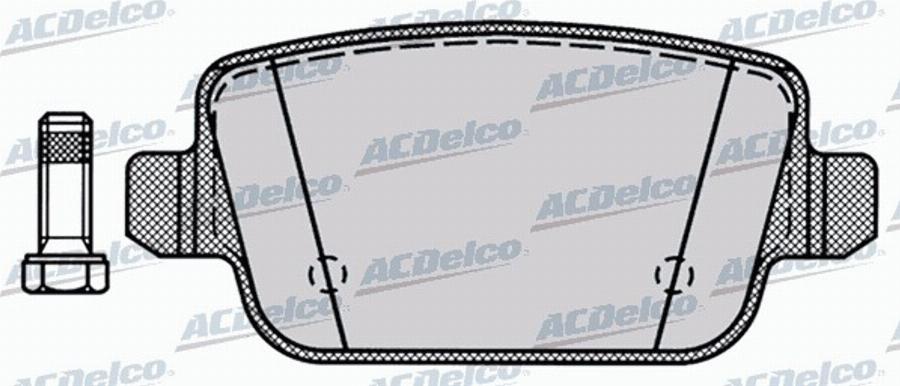 ACDelco AC846681D - Jarrupala, levyjarru inparts.fi