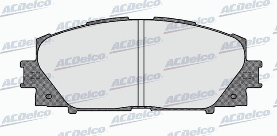 ACDelco AC858081D - Jarrupala, levyjarru inparts.fi