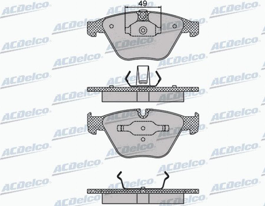 ACDelco AC860581D - Jarrupala, levyjarru inparts.fi