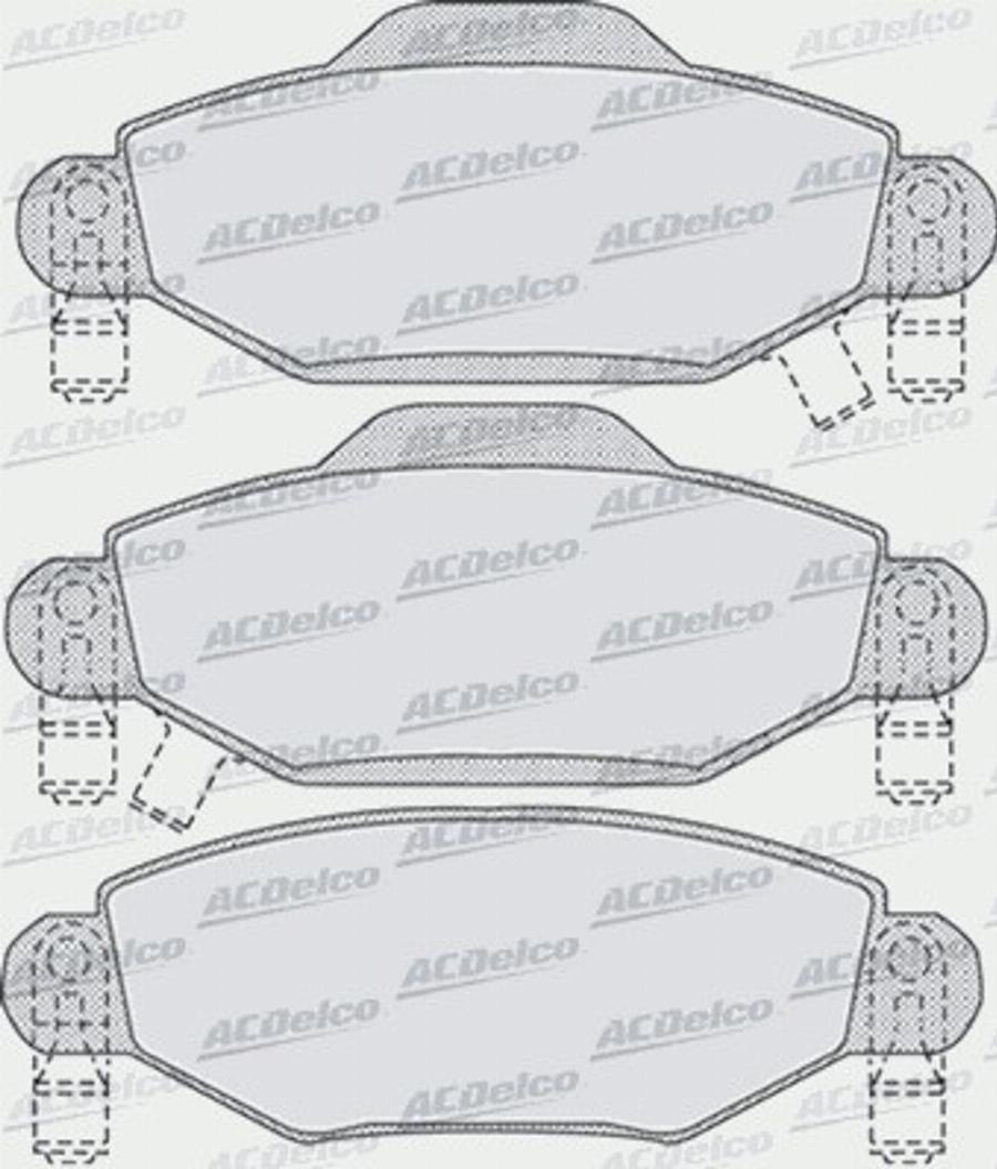 ACDelco AC800081D - Jarrupala, levyjarru inparts.fi