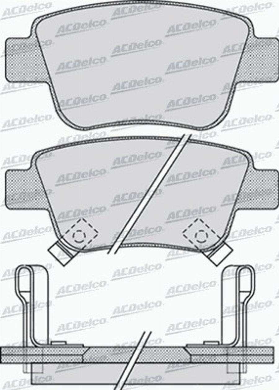 ACDelco AC800881D - Jarrupala, levyjarru inparts.fi