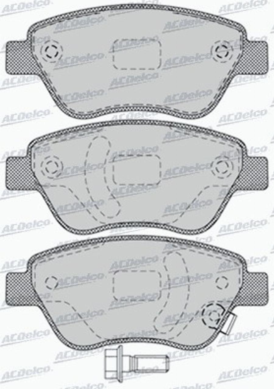 ACDelco AC827781D - Jarrupala, levyjarru inparts.fi