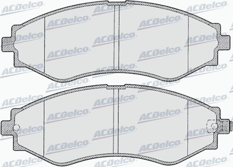 ACDelco AC870881D - Jarrupala, levyjarru inparts.fi