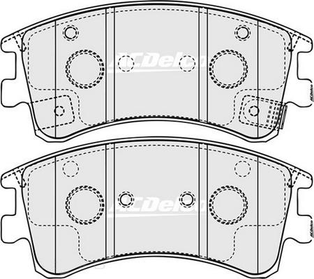 ACDelco ACD1484 - Jarrupala, levyjarru inparts.fi