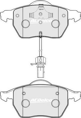 ACDelco ACD1427 - Jarrupala, levyjarru inparts.fi