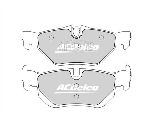 ACDelco ACD1858 - Jarrupala, levyjarru inparts.fi