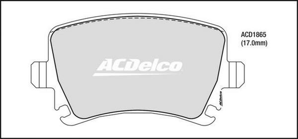 ACDelco ACD1865 - Jarrupala, levyjarru inparts.fi