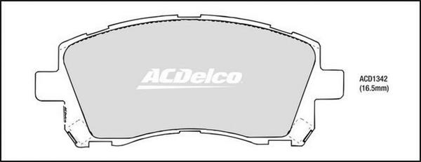 ACDelco ACD1342 - Jarrupala, levyjarru inparts.fi