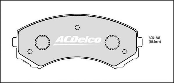 ACDelco ACD1385 - Jarrupala, levyjarru inparts.fi