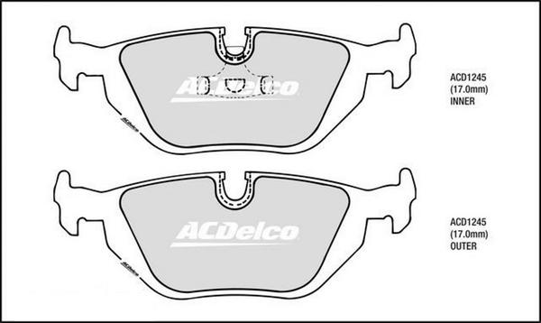 ACDelco ACD1245 - Jarrupala, levyjarru inparts.fi