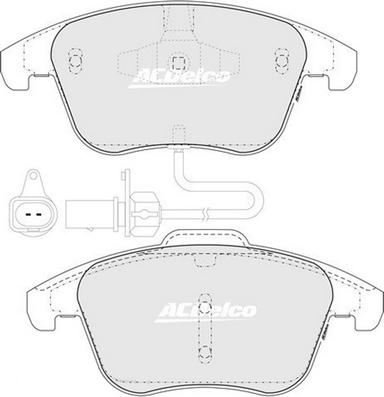 ACDelco ACD2184 - Jarrupala, levyjarru inparts.fi