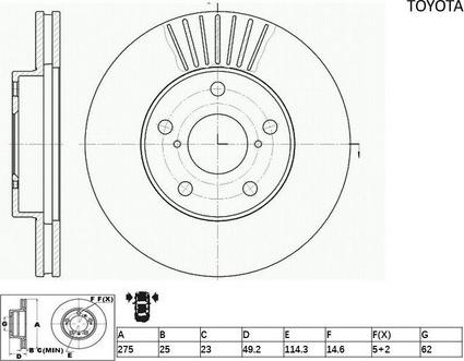 ACDelco ACDR692 - Jarrulevy inparts.fi