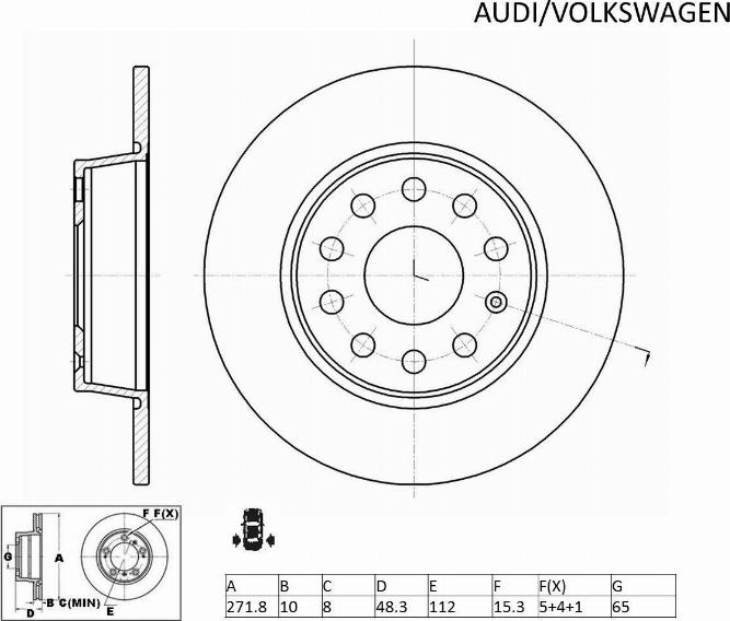 ACDelco ACDR2814 - Jarrulevy inparts.fi