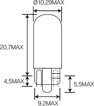 ACDelco ACT10 - Polttimo, vilkkuvalo inparts.fi