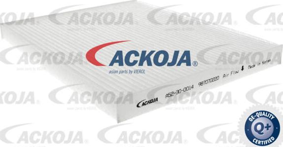 ACKOJA A52-2000 - Suodatinsarja inparts.fi
