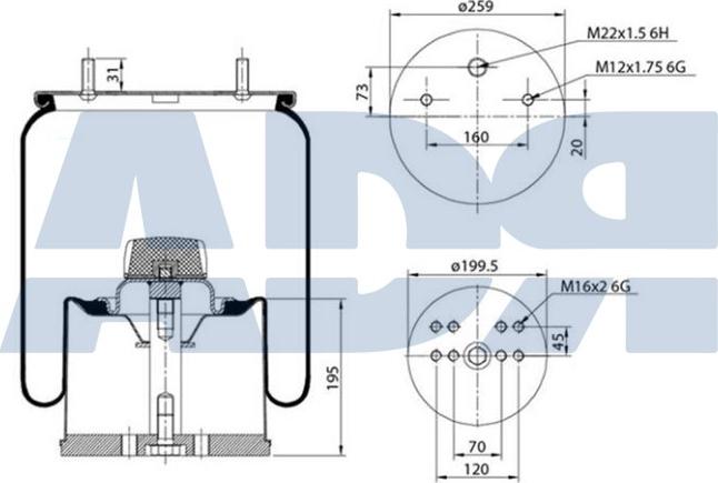 ADR 51613002 - Metallipalje, ilmajousitus inparts.fi