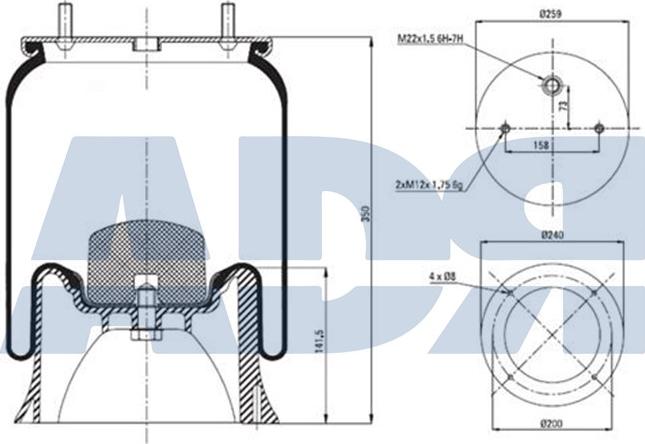 ADR 51399302 - Metallipalje, ilmajousitus inparts.fi