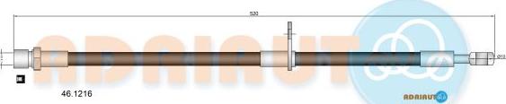 Adriauto 46.1216 - Jarruletku inparts.fi